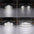 Solight LED čelové nabíjacie svietidlo, 550lm, Li-ion, USB