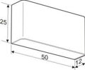 LED svietidlo Steps 03 Cube-samolepiace, BRITOP