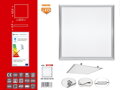 Stropný LED panel Ecolite ZEUS LED-GPL44-45 45W, 3800lm, 620x620