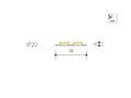 LED páska PANLUX 24V WW SMD6030 5m 28,8W/m IP20 3000lm/m