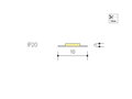 LED páska PANLUX 24V WW SMD6030 5m 14,4W/m IP20 1500lm/m