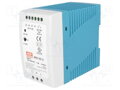Spínaný zdroj na DIN Mean Well MDR-100-12 12VDC 100W