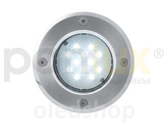 Zápustné nájazdové svietidlo PANLUX 12 LED, IP67 - Teplá/Studená biela