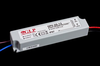 LED napájací zdroj GLP 20W GPV-20-12, IP67