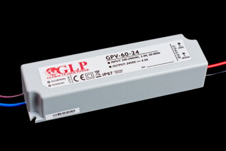 LED napájací zdroj GLP 72W GPV-75-12, IP67