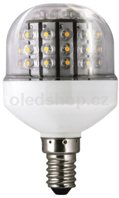 LED žiarovka KANLUX LUCA E14 48 LED 3W WW teplá biela