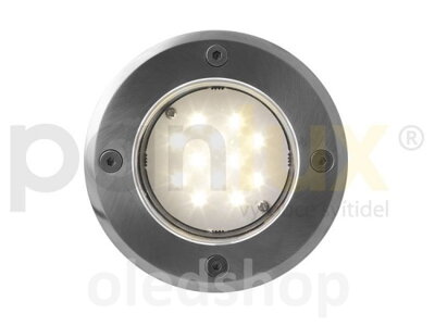 Zápustné nájezdové svítidlo PANLUX 12 LED 12V, IP67 - Teplá/Studená bílá