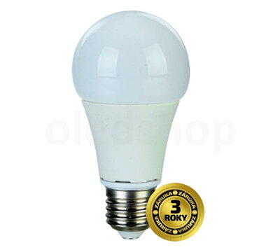 Solight LED žiarovka, klasický tvar, 10W, E27, 3000K, 270°, 810lm