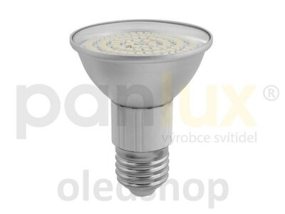 LED žiarovka PANLUX E27 hliník SMD 96 LED 6W