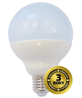 Solight LED žiarovka, globe, 15W, E27, 3000K, 270°, 1250lm