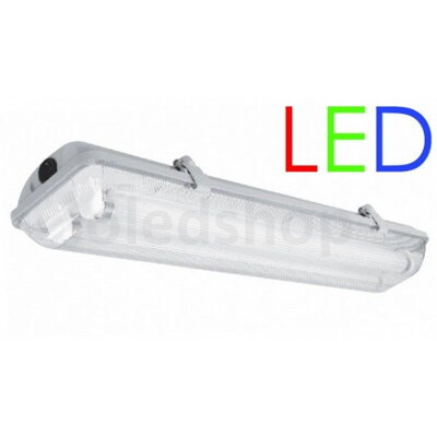 Prachotesné LED svietidlo GTV Helios LED218 2xT8/60cm