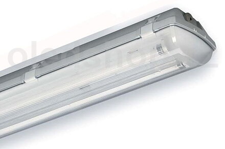 Priemyselné svietidlo pre LED trubice TREVOS PRIMA PC LED 225, pre 2 LED trubice, IP66, 50W