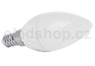 LED žiarovka MAX-LED sviečka C30 E14 8SMD, 3W, 270lm