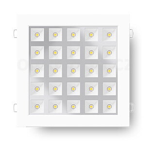 LED podhľadové svietidlo CUBE 25W 205x205 mm (teplá biela/denná biela/studená biela)