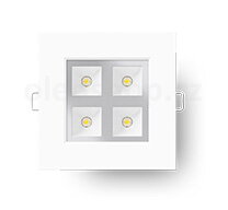 LED podhľadové svietidlo CUBE 4W 105x105 (teplá biela/denná biela/studená biela)