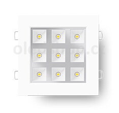 LED podhľadové svietidlo CUBE 9W 140x140 mm (teplá biela/denná biela/studená biela)