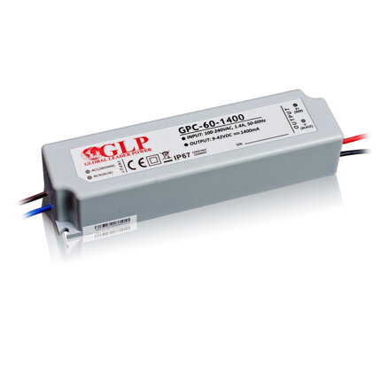LED prúdový GLP 60W GPCP-60-1400 1400mA
