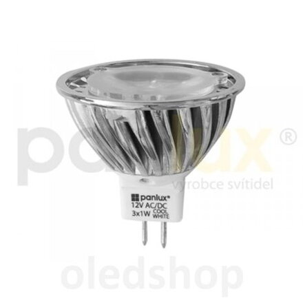 LED žiarovka PANLUX GU5,3 HIGH POWER 3 LED 3,6W