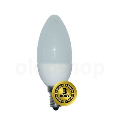 Solight LED žiarovka, sviečka, 6W, E14, 6000K, 450lm