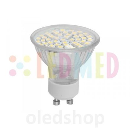 LED žiarovka LEDMED GU10 SMD 48 LED 2,5W