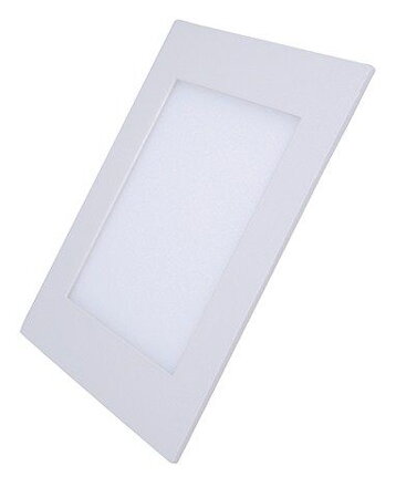 Solight LED mini panel, podhľadový, 6W, 400lm, 3000K, tenký, štvorcový, biely