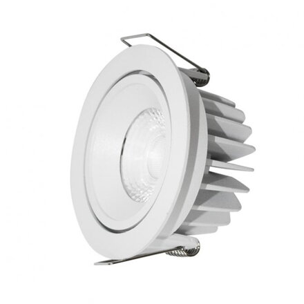 Podhľadové výklopné LED svietidlo TESLA 90mm 10W, 36°