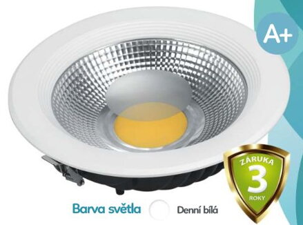 Vstavané svietidlo TESLUX 20W COB 1800lm 4000K