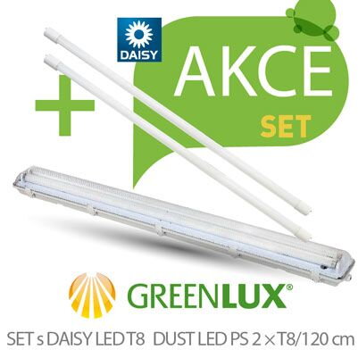 SET DUST DAISY LED PS 2xT8 120