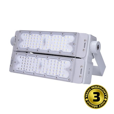 Solight LED vonkajší reflektor Pro + 2, 100W, 13000lm, 5000K, IP65, sivá