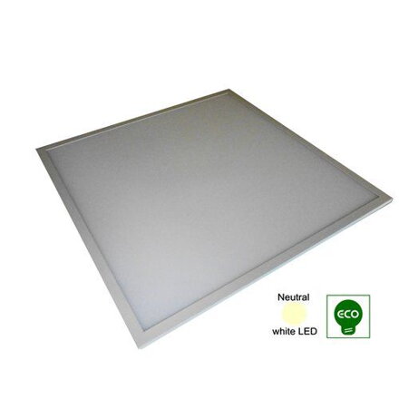 BEST-LED Panel 600x600, 240V, 40W, 4100lm, NW, farva rámu biela