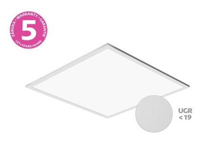 LED panel PANLUX THIN UGR 600×600 50W neutrálna 5000lm