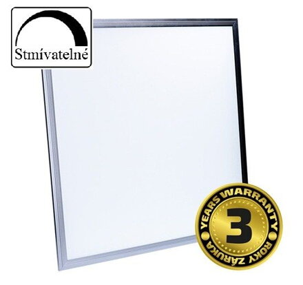 Stmievateľný Solight LED panel WO08, 40W, 3200lm, 4100K, 60x60cm, DALI