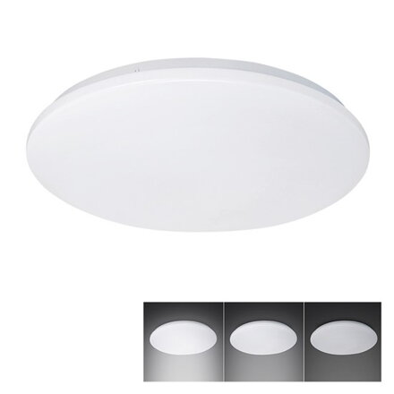 Solight LED stropné svietidlo, 3-stupňové stmievanie, 18W, 1260lm, 4000K, okrúhle, 33cm