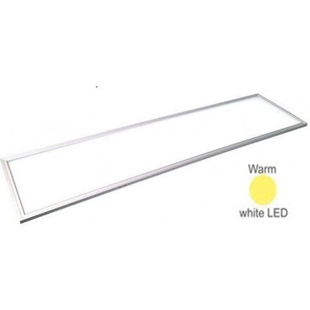 BEST-LED Panel 1200x300, 240V, 48W, 4300lm, WW, farba rámu biela