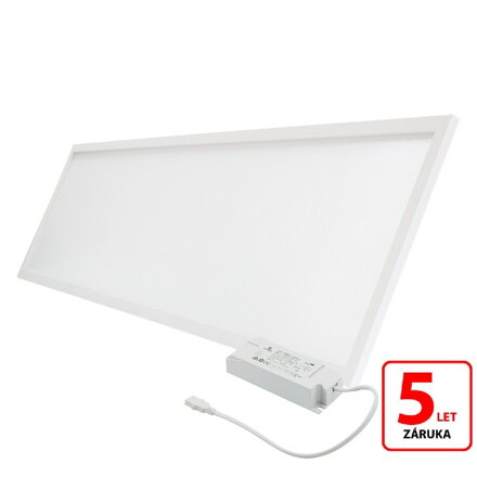 Profi LED panel LEDPAN PRO, 120x30cm, 40W, 4000K, 4000lm, biely