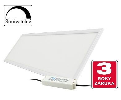 Stmievateľný LED panel LEDPAN PRO, 120x30cm, 40W, 4000K, 4000lm, 1-10V