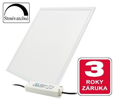 Stmievateľný LED panel LEDPAN PRO, 60x60cm, 40W, 4000K, 3800lm, biely, 1-10V