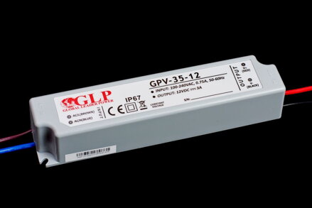 LED napájací zdroj 24V GLP 36W GPV-35-24, IP67