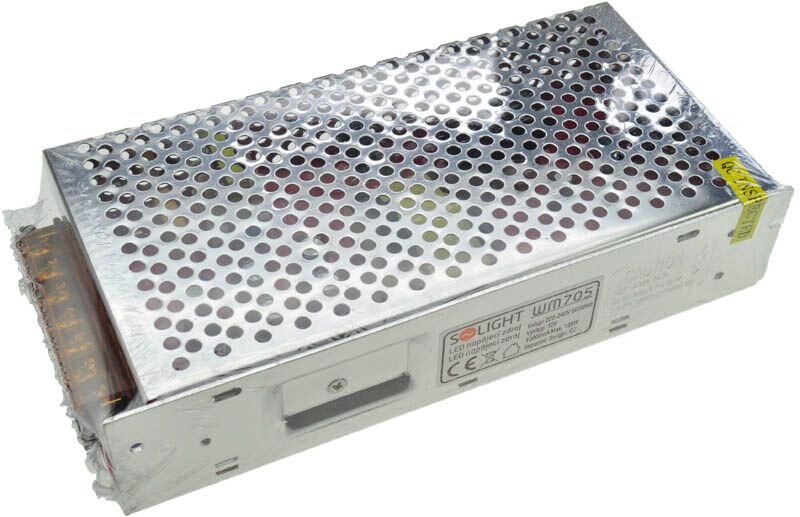 Solight LED napájací zdroj, 230V - 12V, 10A, 120W, IP20 Solight LED napájací zdroj, 230V - 12V, 10A, 120W, IP20