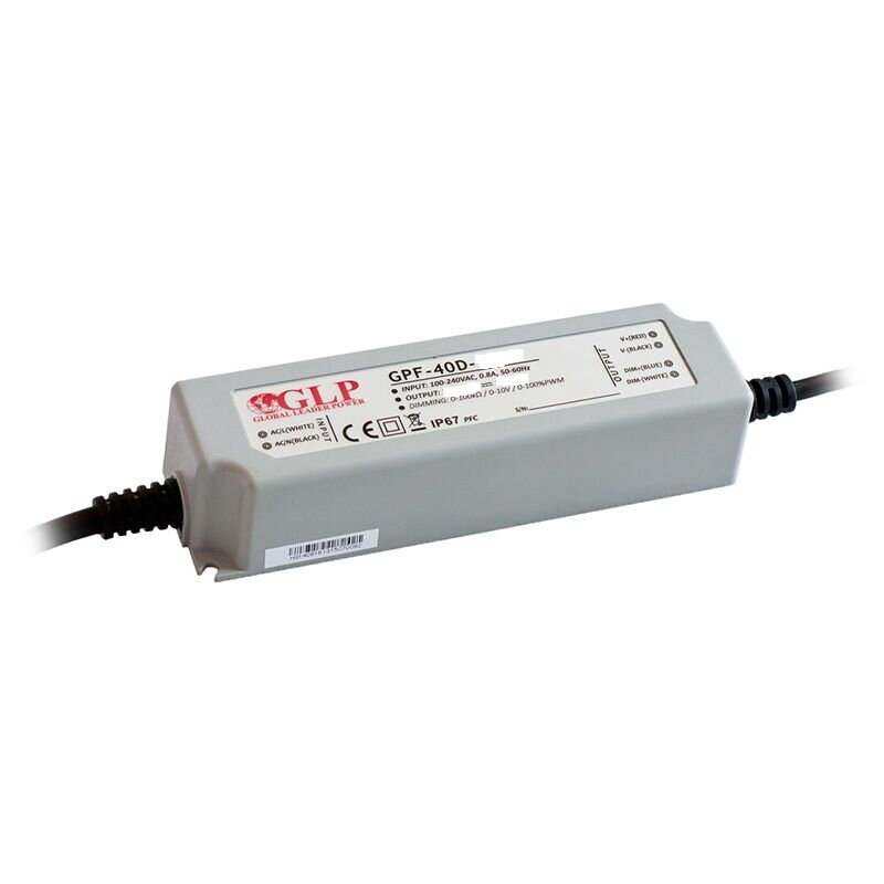 Stmievateľný prúdový zdroj GLP GPF-40D-700 700mA 42W Stmievateľný prúdový zdroj GLP GPF-40D-700 700mA 42W