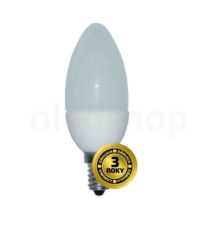 Solight LED žiarovka, sviečka, 6W, E14, 420lm