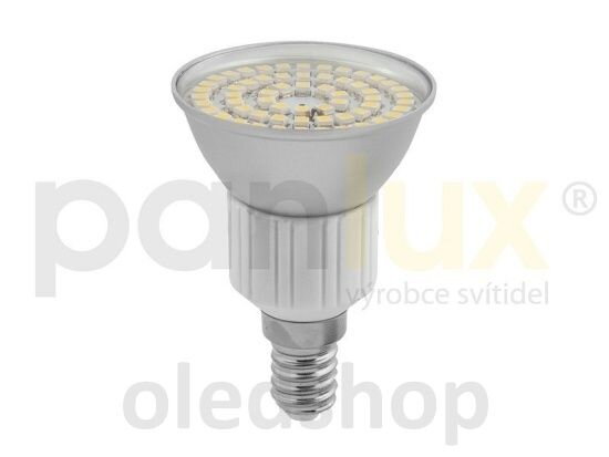 LED žiarovka PANLUX E14 hliník SMD 48 LED 3,5W