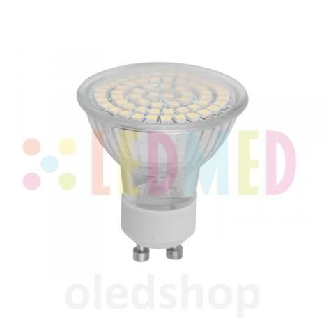 LED žiarovka LEDMED GU10 SMD 60 LED 3,5W