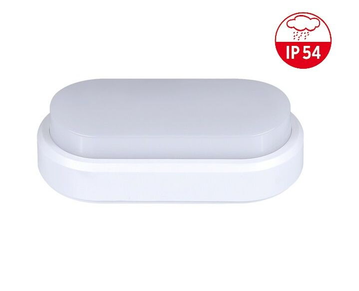 Solight LED vonkajšie osvetlenie, prisadené, oválne, IP54, 12W, 880lm, 3000K, 20cm Solight LED vonkajšie osvetlenie, prisadené, oválne, IP54, 12W, 880lm, 3000K, 20cm