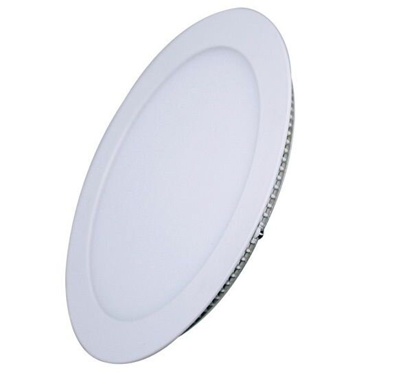 Solight LED mini panel, podhľadový, 6W, 400lm, 3000K, tenký, guľatý, biely