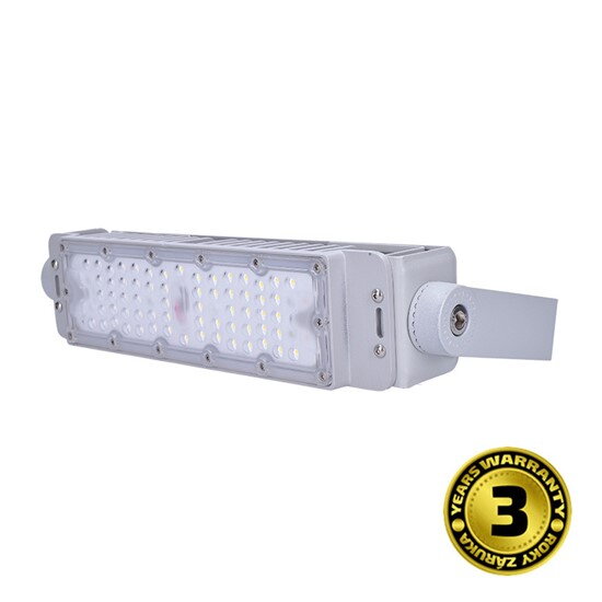 Solight LED vonkajší reflektor Pro + 2, 50W, 6500lm, 5000K, IP65 sivá