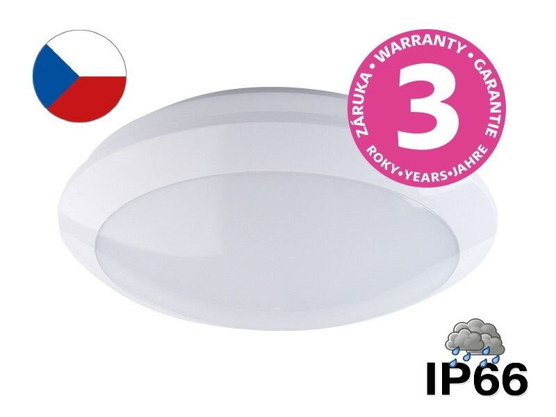 Panlux ZEUS LED S senzorové prisadené kruhové svietidlo 16W, IP66, 4000K