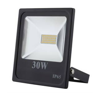 LED reflektor Slim SMD 30W černý, 5500K, 2700lm
