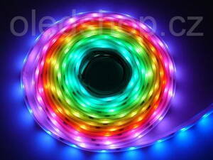 LED páska LEDMED RGB 12V 1m 14,4W/m 10mm 5050 IP20