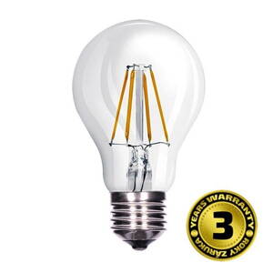 Solight LED žiarovka retro WZ501A, klasický tvar, 8W, E27, 3000K, 360°, 810lm